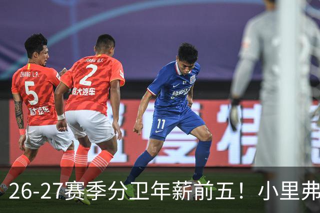 26-27赛季分卫年薪前五！小里弗斯上榜，爱德华兹仅第四